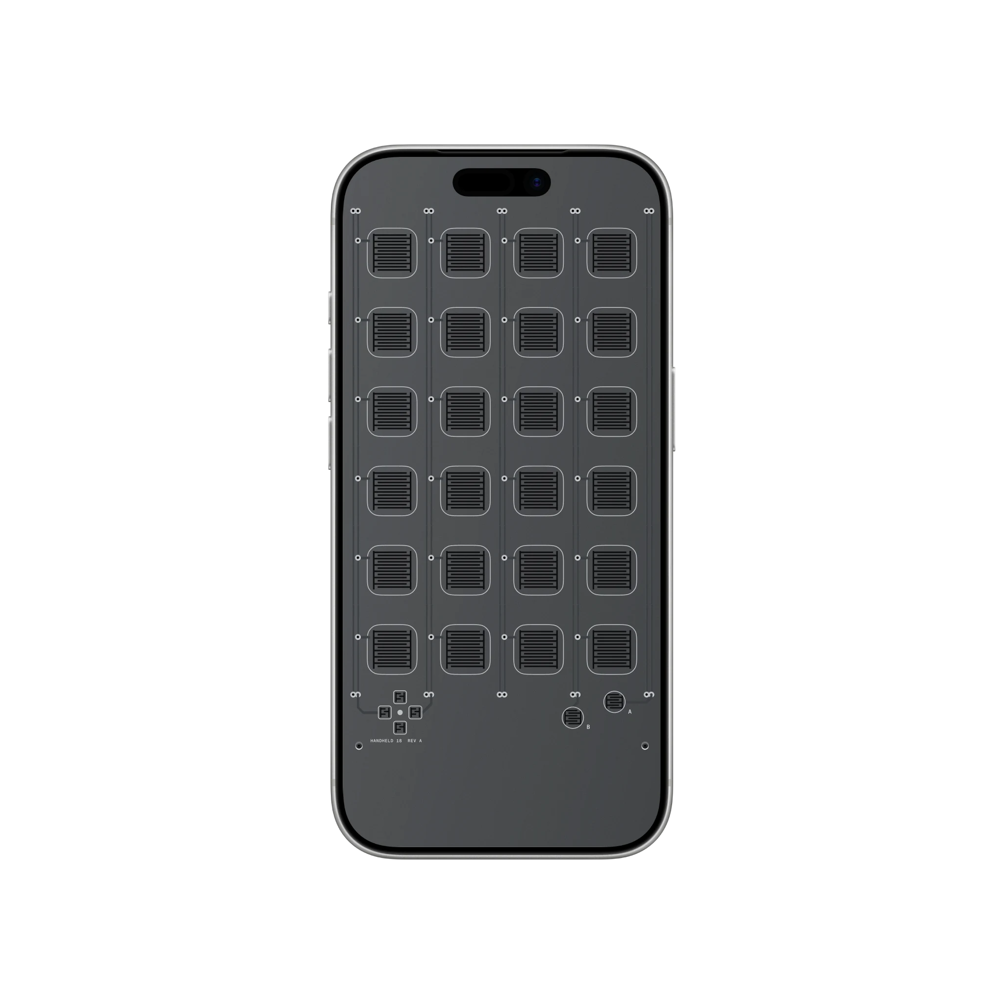 Retro Games Silver Home Screen on a phone